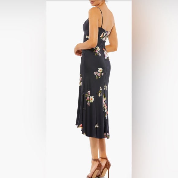 New Mac Duggal Floral Bodice Slipdress size 2 - Picture 3 of 13